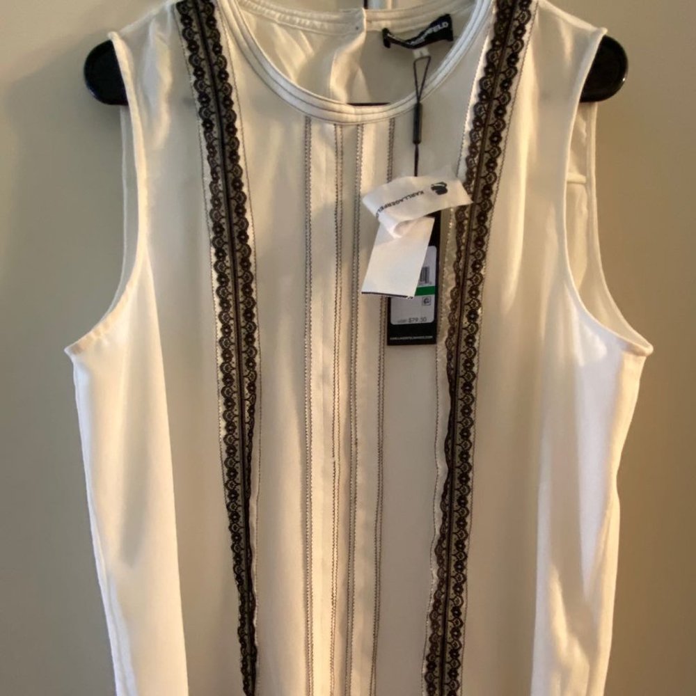 Brand New classic Karl Lagerfeld Lace top